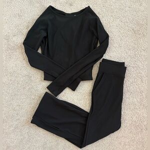 Black Activewear Gym Set
